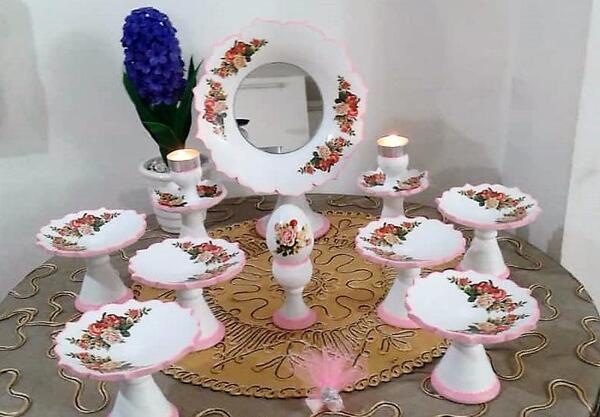عکس سفره هفت سین نقطه کوبی