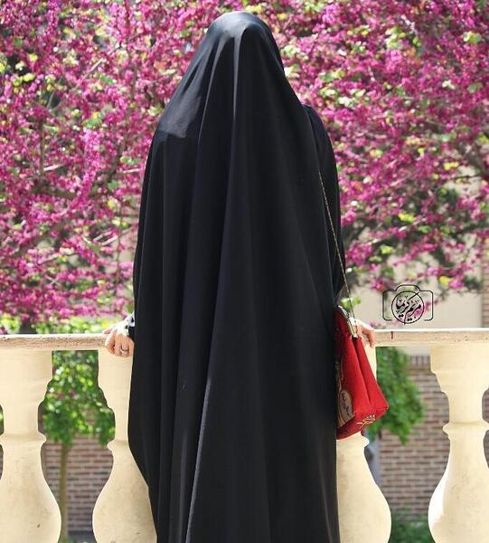 عکس با چادر مشکی