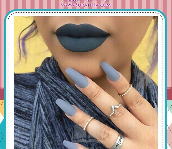 عکس لب و ناخن ست