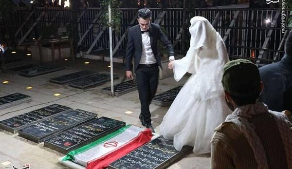 عکس عروس حاج قاسم سلیمانی
