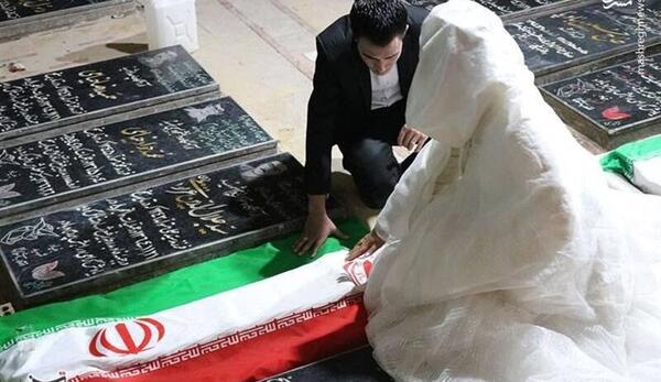 عکس عروس حاج قاسم سلیمانی