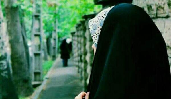 عکس دختر چادری چشم سبز