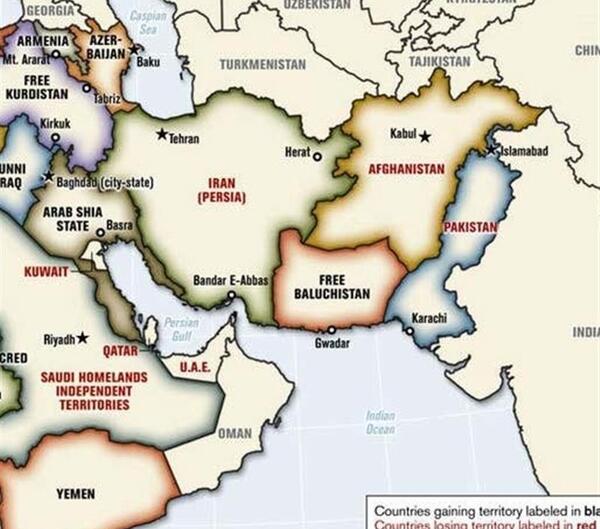عکس نقشه تجزیه ایران