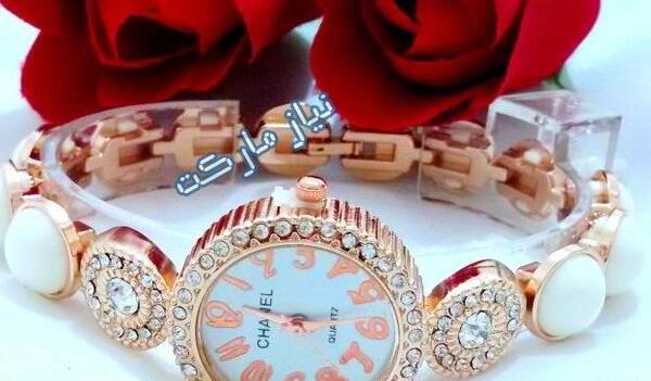 عکس ساعت نگین دار دخترانه