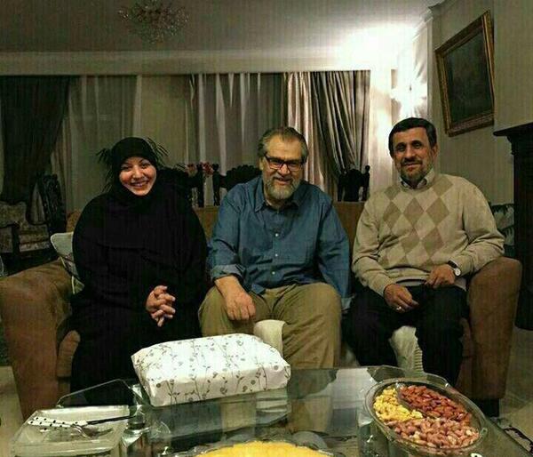 عکس نادر طالب زاده و همسرش