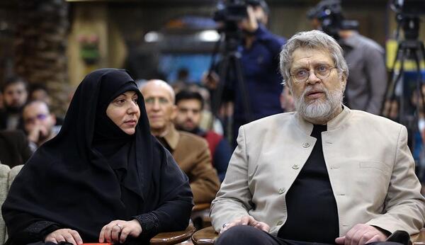 عکس نادر طالب زاده و همسرش