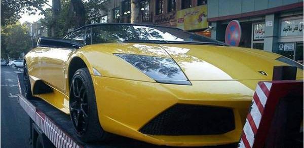 عکس لامبورگینی پلاک دبی