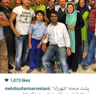 عکس پشت صحنه شهرزاد
