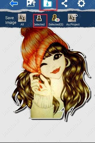 ذخیره عکس پس زمینه گوشی