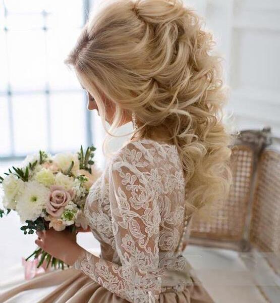 عکس عروس مو بلند