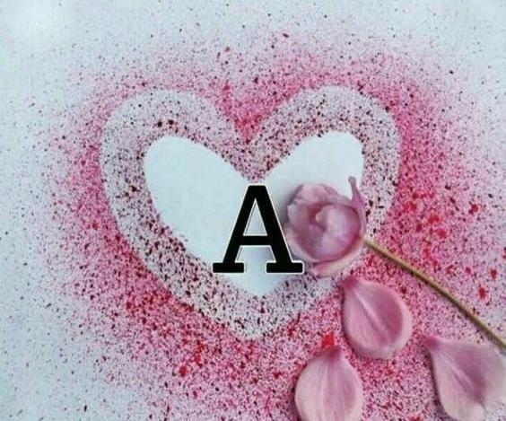 عکس ولنتاین حرف a