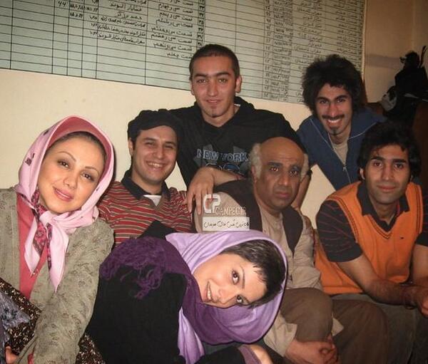 عکس پشت صحنه باغ مظفر