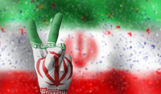 عکس نقشه ایران به شکل پرچم