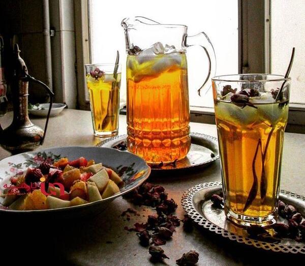 عکس شربت زعفران