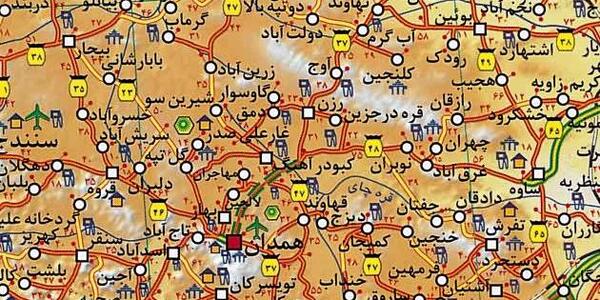 عکس نقشه ایران و شهرهایش