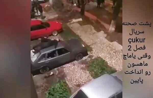 عکس پشت صحنه گودال دوبله فارسی
