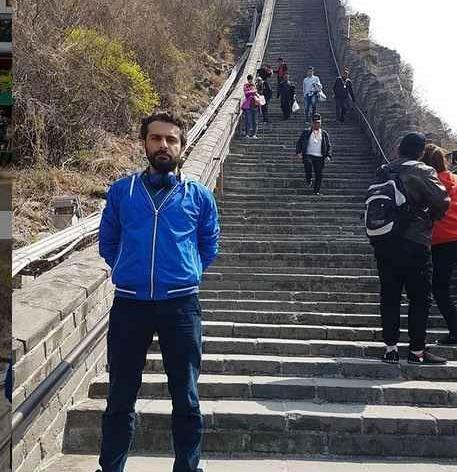 عکس محمد در گاندو و همسرش