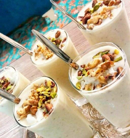 عکس شیر موز بستنی خانگی