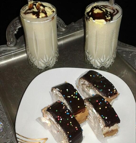 عکس شیر موز بستنی خانگی
