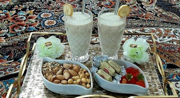 عکس شیر موز بستنی خانگی