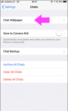 عکس زمینه چت واتس اپ