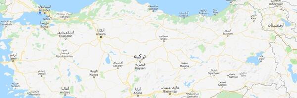 عکس نقشه ایران و ترکیه