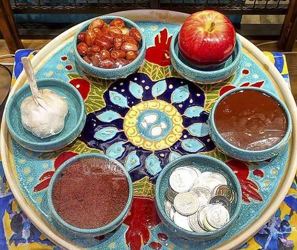 عکس سفره هفت سین در سینی