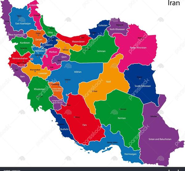 عکس نقشه ایران کارتونی