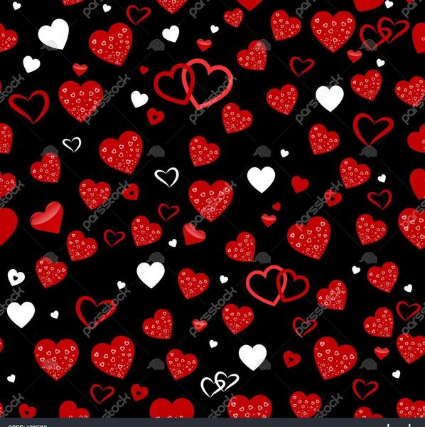 عکس مشکی قلب دار