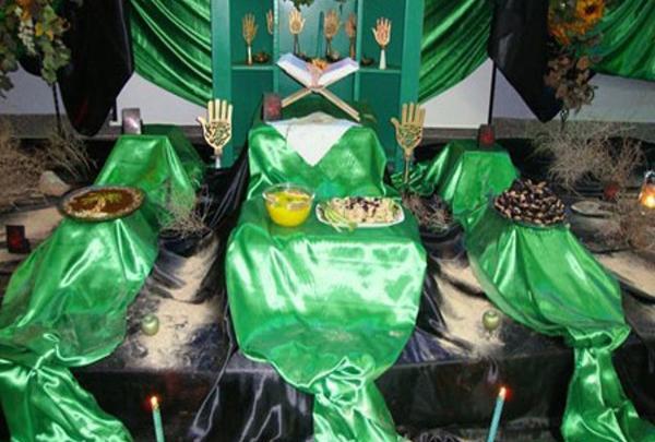 عکس سفره حضرت رقیه
