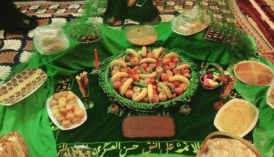 عکس سفره حضرت رقیه