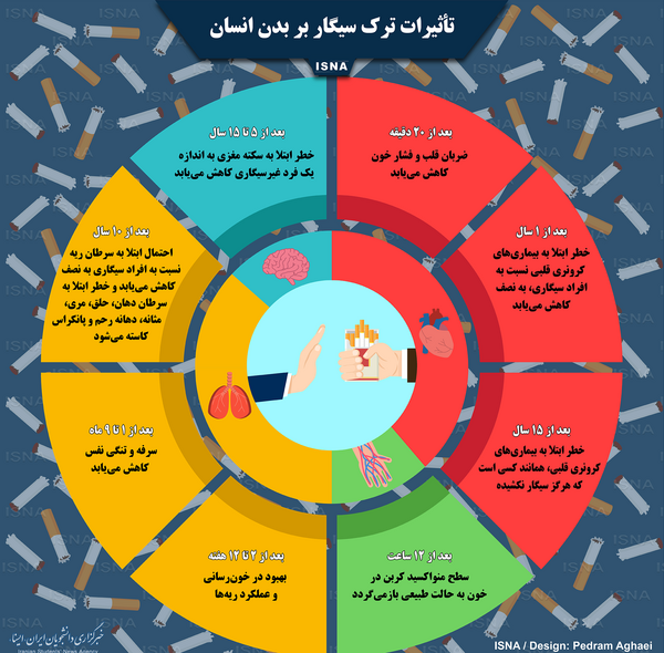 عکس ریه بعد از ترک سیگار