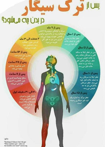 عکس ریه بعد از ترک سیگار
