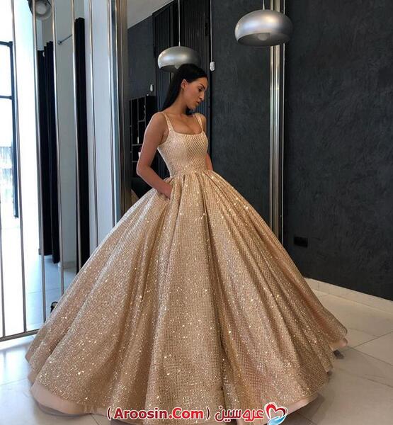 عکس لباس عروس رنگ نباتی