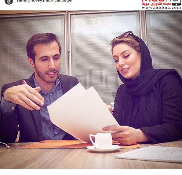 عکس قدیمی از سحر زکریا