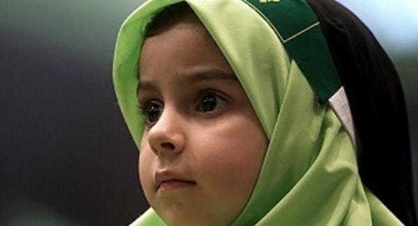 عکس دختر بچه ی با حجاب