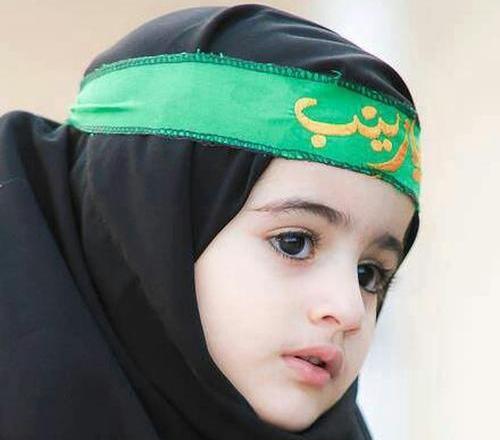 عکس دختر بچه ی با حجاب