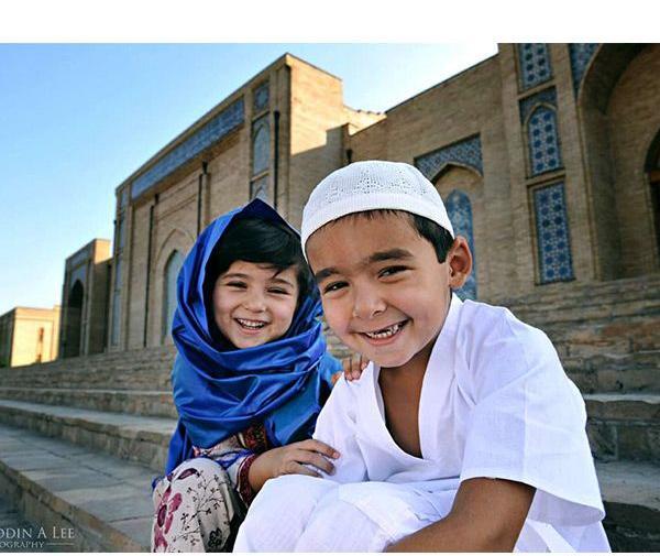عکس دختر بچه ی با حجاب
