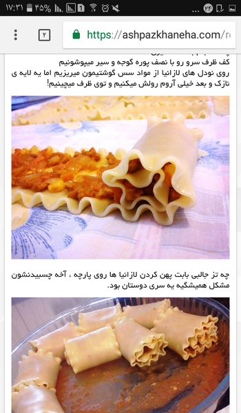 عکس لازانیا نی نی سایت