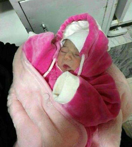 عکس بچه یک روزه