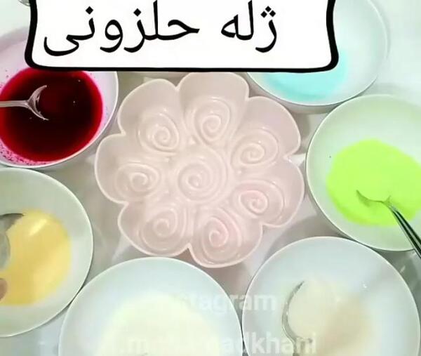 عکس ژله حلزونی