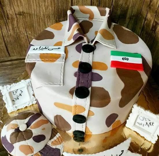 عکس کیک پایان خدمت سربازی
