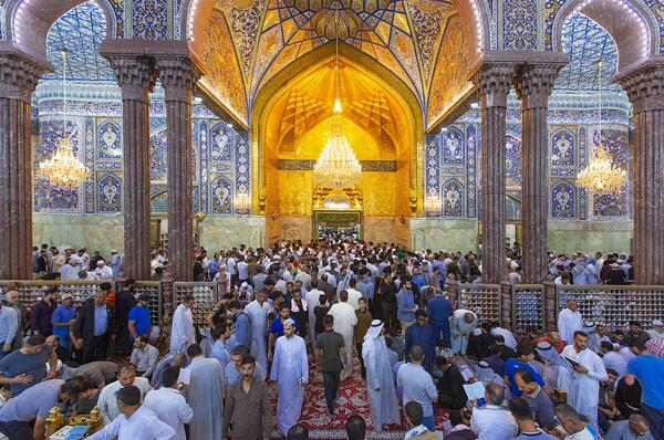 عکس ایوان طلای امام حسین