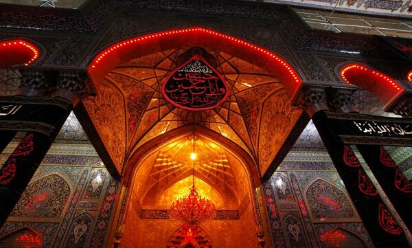 عکس ایوان طلای امام حسین
