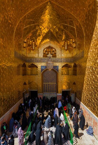 عکس ایوان طلای امام حسین