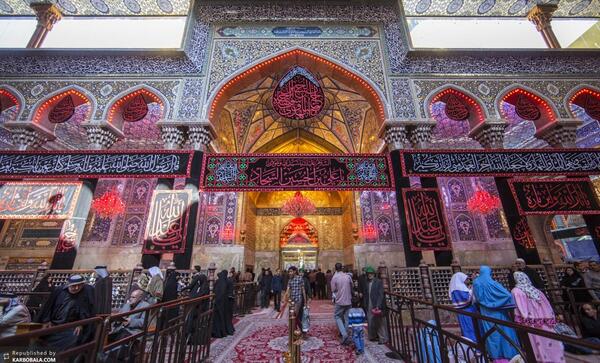عکس ایوان طلای امام حسین