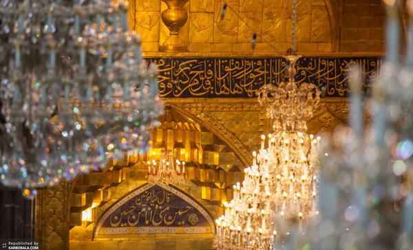 عکس ایوان طلای امام حسین