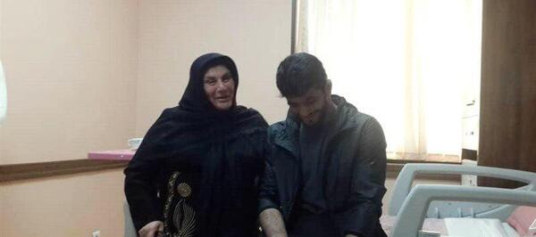 عکس مادر حسن یزدانی