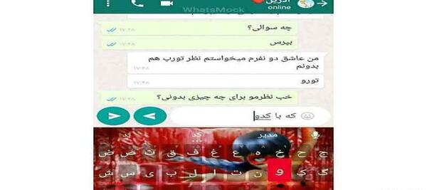 عکس چت با مرینت
