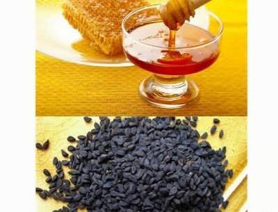 عکس ترکیب سیاه دانه و عسل